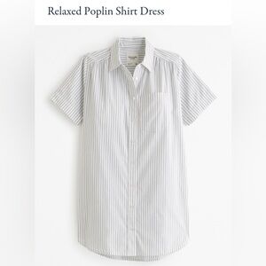 Abercrombie Relaxed Poplin Shirt Dress
